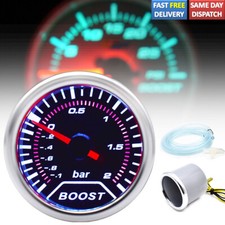 Universal Car 52mm 2" Turbo Boost Pressure Gauge Meter Vacuum Bar High Quality