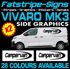 to fit VAUXHALL VIVARO MK3 VAN MOTORHOME VINYL GRAPHICS STICKERS DECALS CAMPER