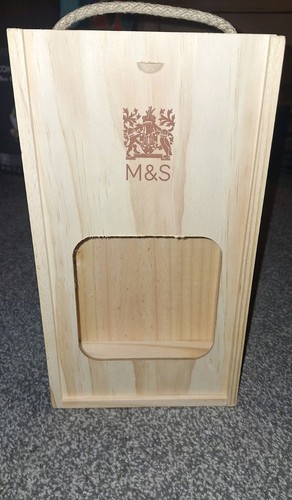 Wooden double bottle wine gift - wooden,