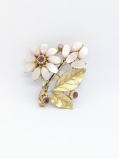 Vintage Floral Brooch -