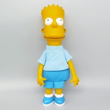 Vintage 90’s The Simpsons BART SIMPSON 11” / 28cm Vinyl Head Plush Doll Toy 1990