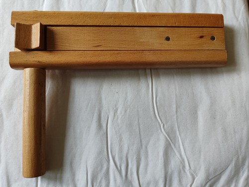 Vintage wooden football rattle - vintage,