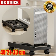 PC Case computer CPU Stand Holder Floor Stand Trolley With 4 Casters