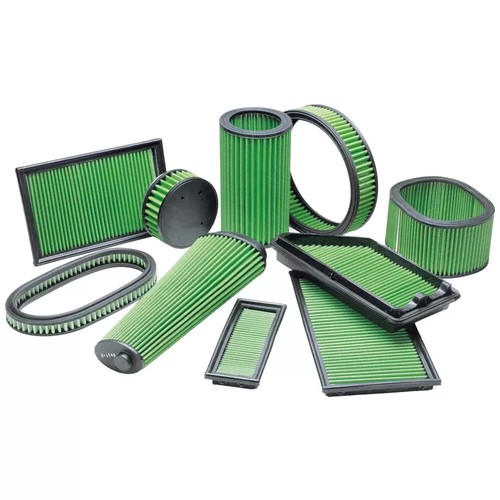 Green cotton air filter - cotton,