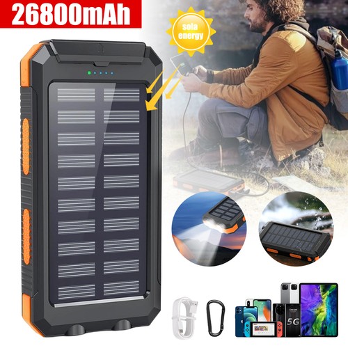 26800mah solar bank power - solar,
