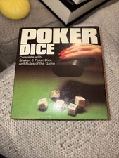 1981 Vintage Poker Dice Game 5