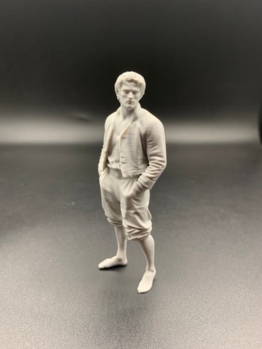 Model boat crew - boat, jack