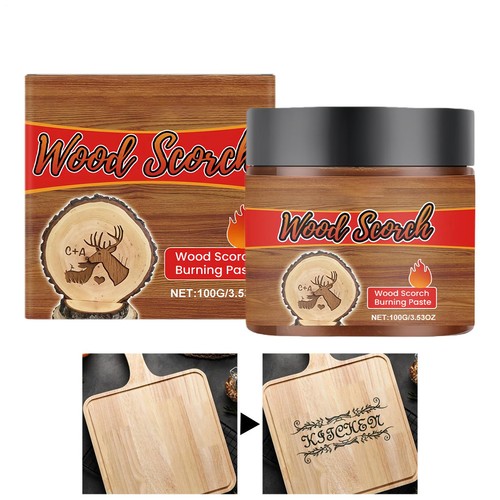 Wood burning paste 100g - burning,