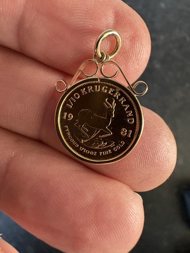 1981 krugerrand gold 10th - 1/10th, oz