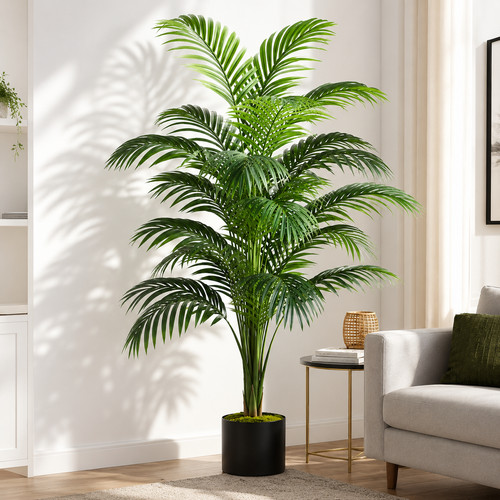 Large artificial palm tree - large,