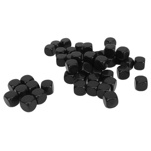 Blank dice cubes 50pcs - blank,