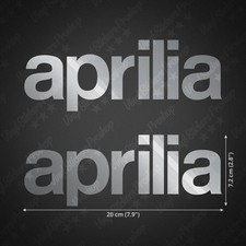 2 APRILIA Stickers 20 cm
