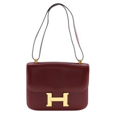 HERMES Constance 23 Shoulder Bag Box carf Women