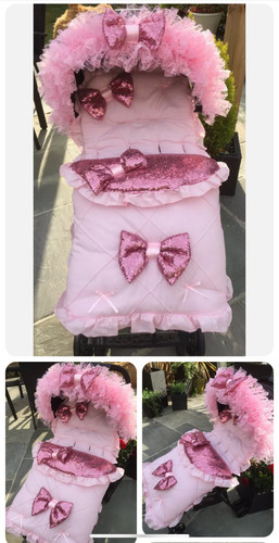 Romany pram pushchair - pram, frilly