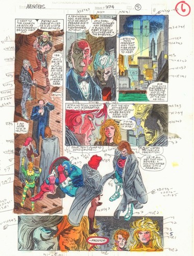 Avengers 374 6 color - #374,