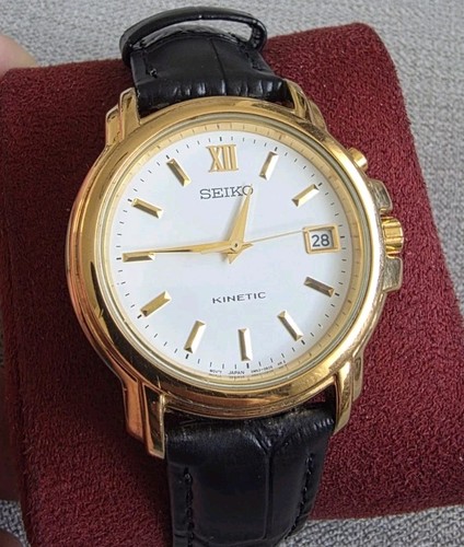 Seiko kinetic mens watch - mens, 5m62