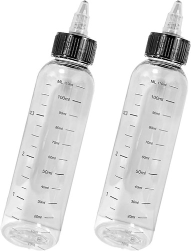 Hair dye applicator - dye, bottle