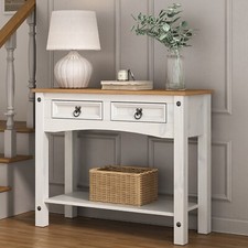 Corona White Console Table 2