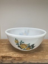 Pyrex Mixing Bowl Yellow Rose