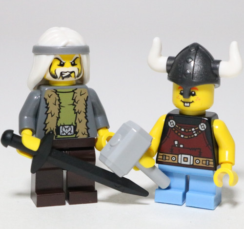 Lego viking king minifigures - king,
