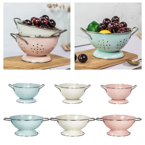 Enamel coated colander - enamel,