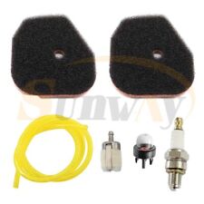 2 Air Filter Spark Plug Service Kit For Stihl HS46 HS46C HS56 HS56C 42421201800