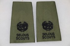 COPY RHODESIAN RHODESIA SELOUS SCOUTS ARMY MAJOR RANK EPAULETTES PAIR