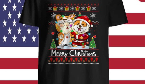 Christmas corgi tree - tree, xmas