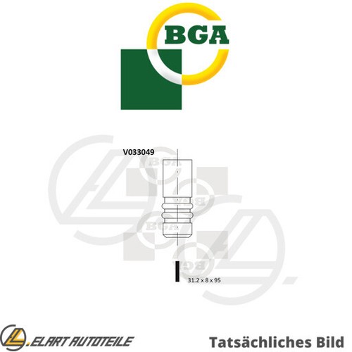 Exhaust valve for - for, vw