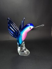 Vintage Art Glass hummingbird