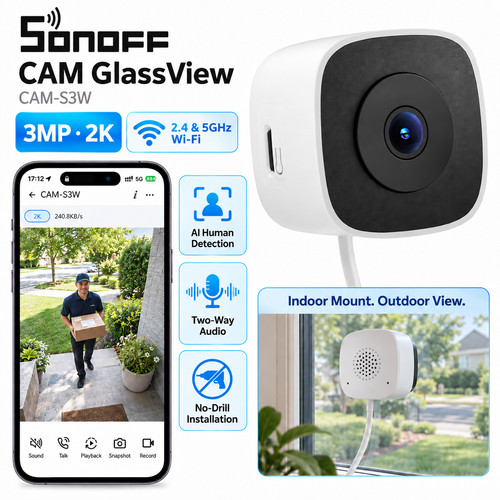 Sonoff window security camera - sonoff,