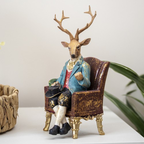 Gentleman stag armchair - stag,