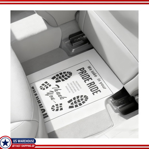 Foldable paper car floor mats - car,