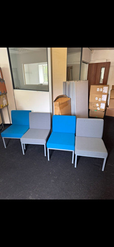 Set armless waiting - set, of