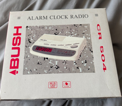 Vintage bush cr504 - vintage, clock