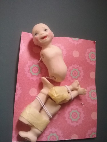 Porcelain baby doll - , making