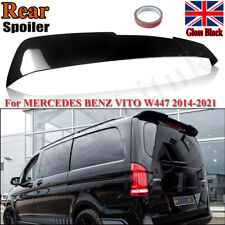 For Mercedes Benz Vito W447 MK3 Rear Tailgate Roof Spoiler Gloss Black 2014-2021