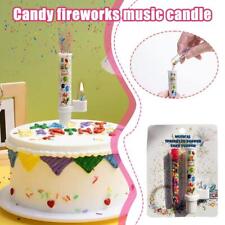 Surprise Candle Birthday Cake Decorated Candles Creative Candy Effect Decor R1M6