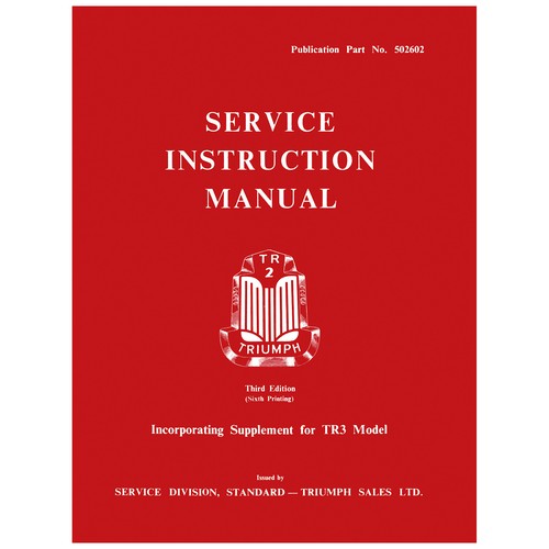 Service instruction manual - instruction,