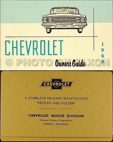 1960 chevy owners - owners, manual