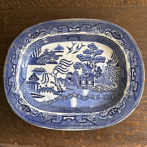 Staffordshire willow pattern - staffordshire,