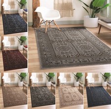 Luxury Traditional Non Slip Rug Large Living Room Bedroom Carpet Hallway Runner
