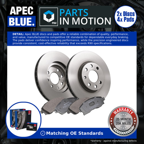 Vented brake discs and pads - vented,