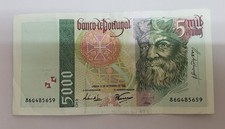 1996 Banco De PORTUGAL 5000