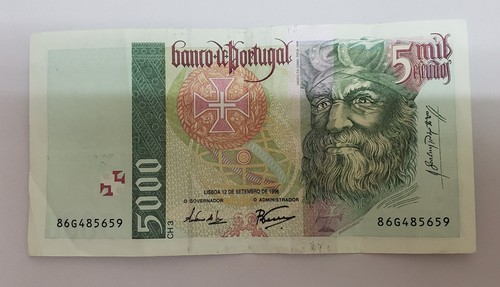 1996 banco portugal 5000 - de,
