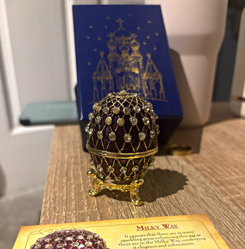 Milky way fabergé egg with - fabergé,