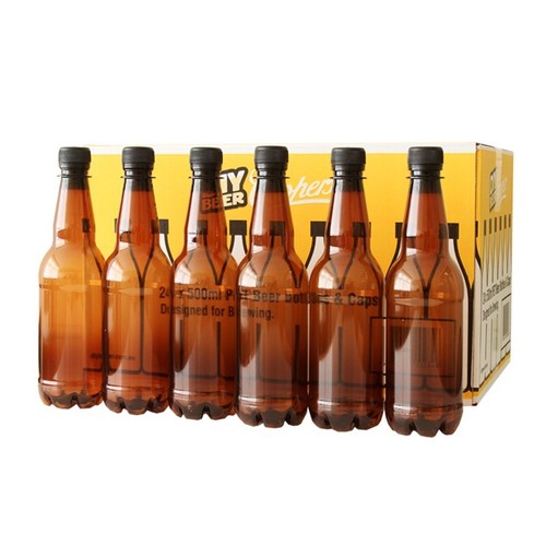 Pet beer bottle with screw - bottle,