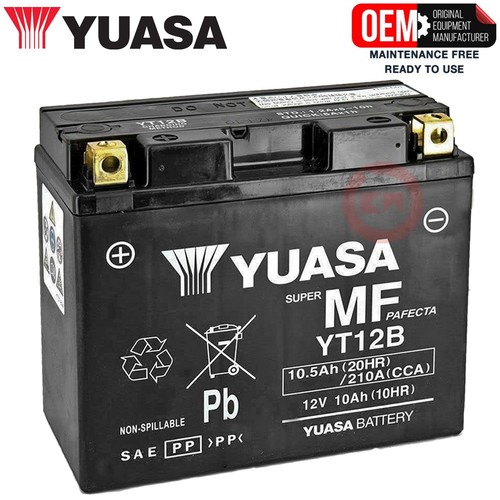Yuasa yt12b sealed - yuasa, original