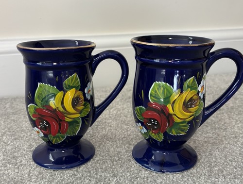 Pair bargeware hand painted - bargeware,