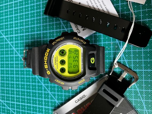 Casio shock 6900rcs black - casio, dw-6900rcs